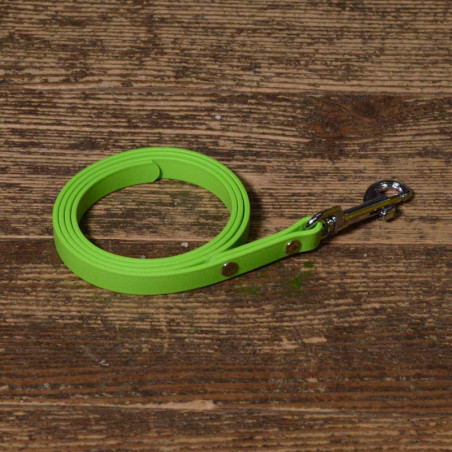 BioThane Leine 12mm apple green mit Nieten