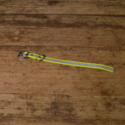 BIOTHANE HALSBAND 19mm neon gelb refl.